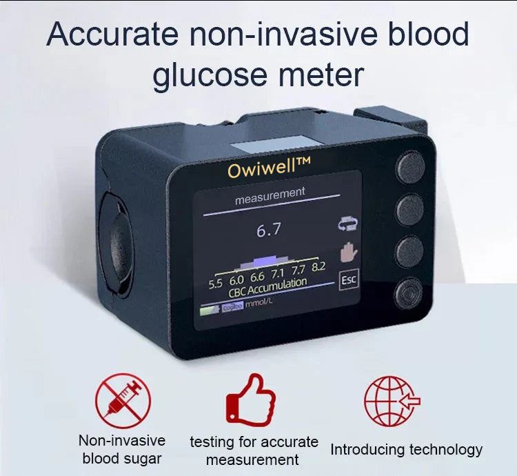 Advanced Non-Invasive Glucose Monitor-99.9% Accuracy + Exclusive Gift